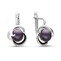 Серьги из серебра с жемчугом Серьги из серебра с жемчугом